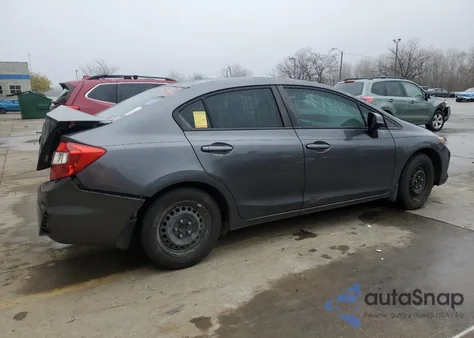 2012 Honda Civic Lx из США, поврежденный, VIN 2HGFB2F53CH306386